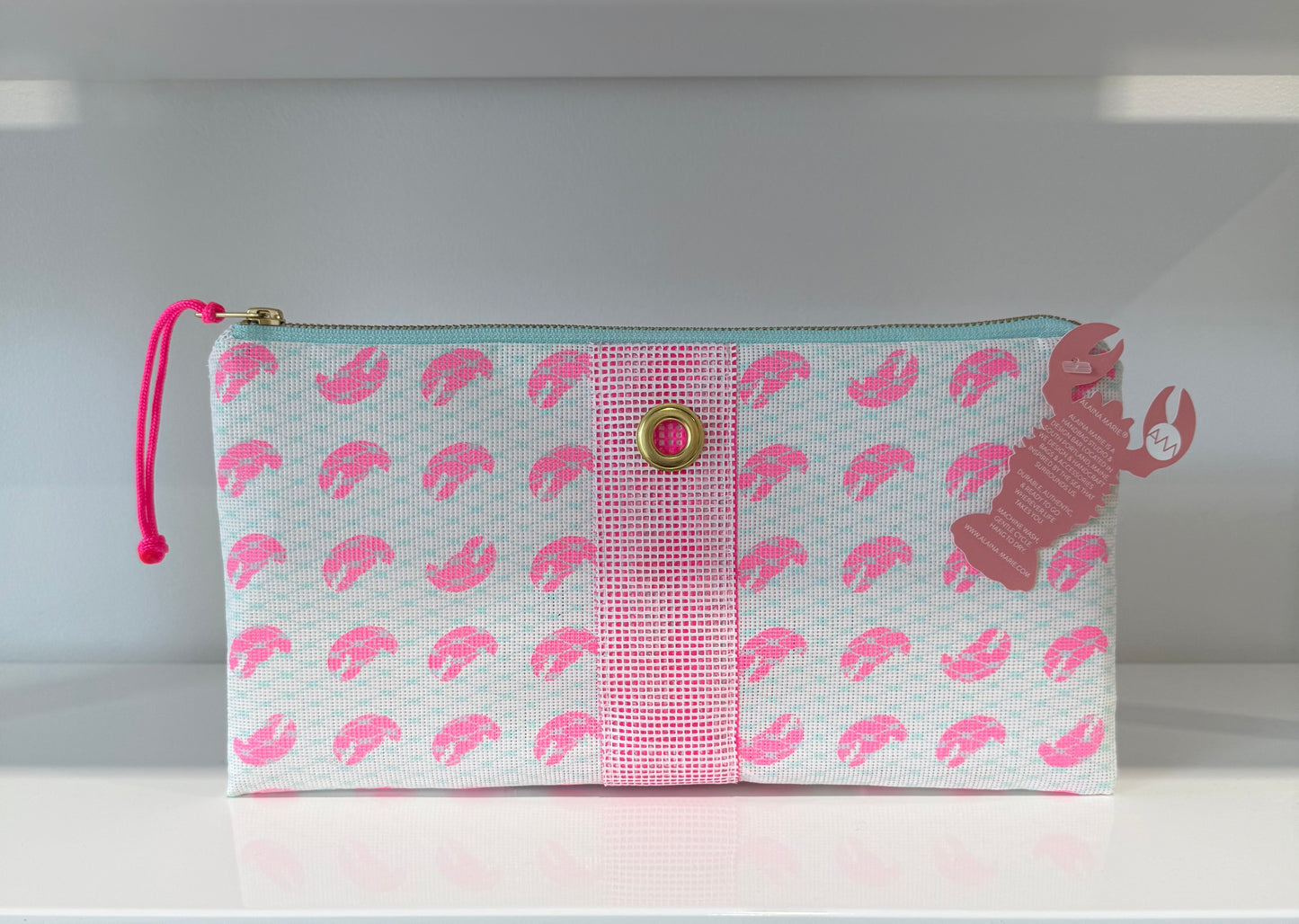 Claw Clutch in Bleached Aqua