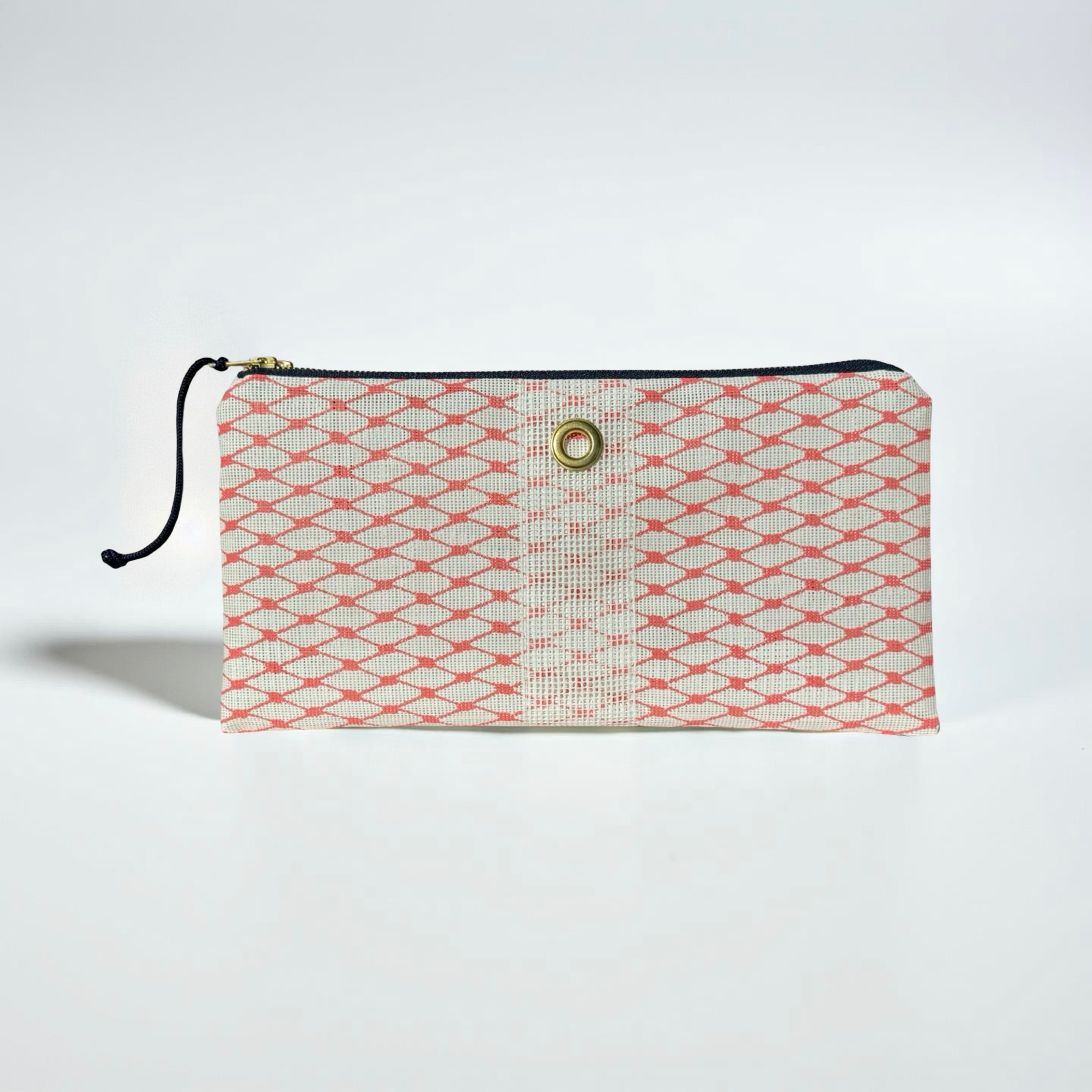 まりりんページ　ハンドメイド　エピ　市松模様　バッグ　ポーチ Lobster Bisque Clutch: Maine Made & Handmade Clutch Bags for Women