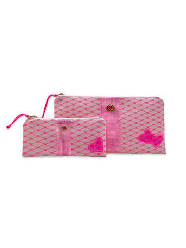 Limited Pink Heart Clutch