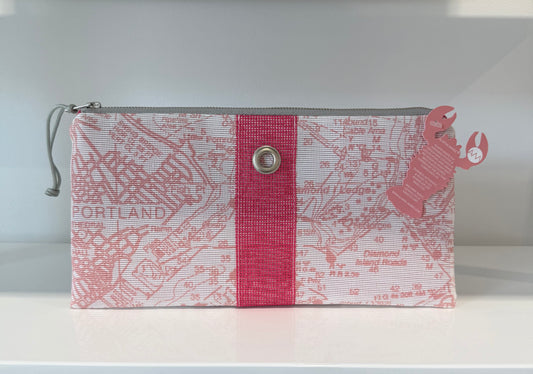 Casco Bay Chart in Clutch *Dusty Rose*