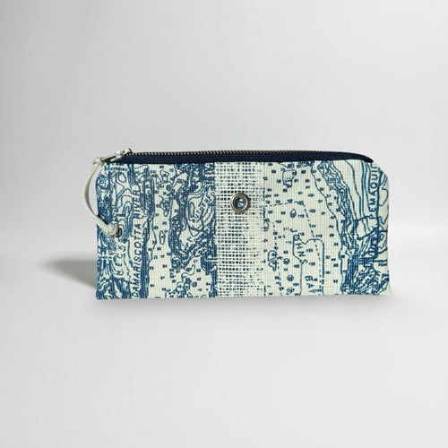 Boothbay Harbor Chart Mini Clutch
