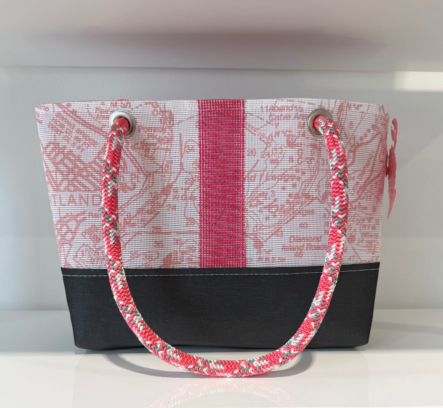 The Laine Tote in Portland Chart *Dusty Rose*
