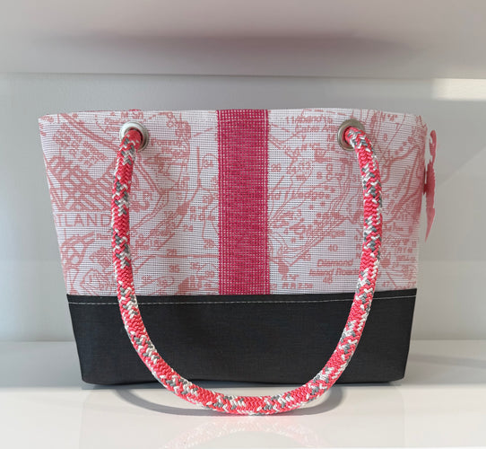 The Laine Tote in Portland Chart *Dusty Rose*