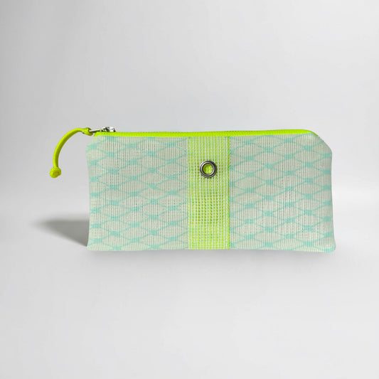 Bleached Aqua Mini Clutch