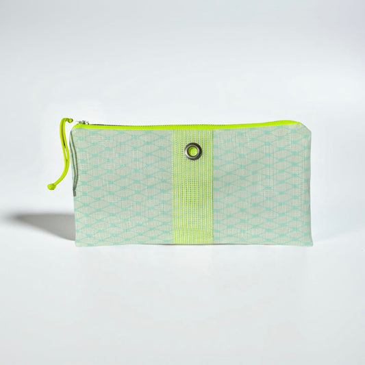 Bleached Aqua Clutch