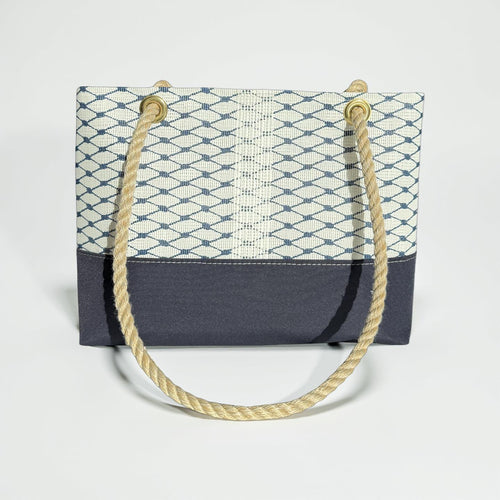 The Laine Tote in Sailor Blue