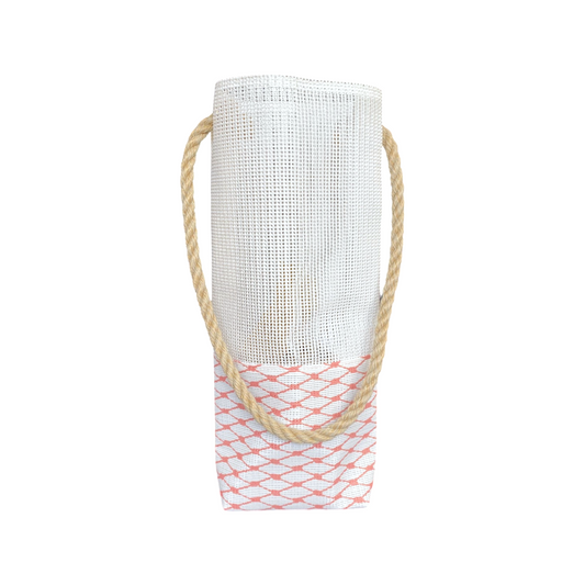 Wine Tote in Lobster Bisque