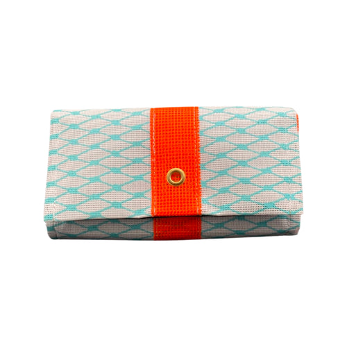 Crossbody in Teal & Coral