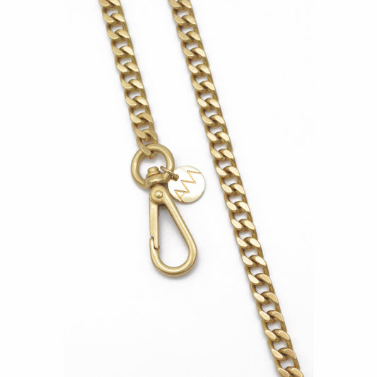 Metallic Chain Strap in Gold