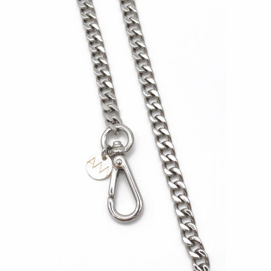 Metallic Chain Strap in Chrome