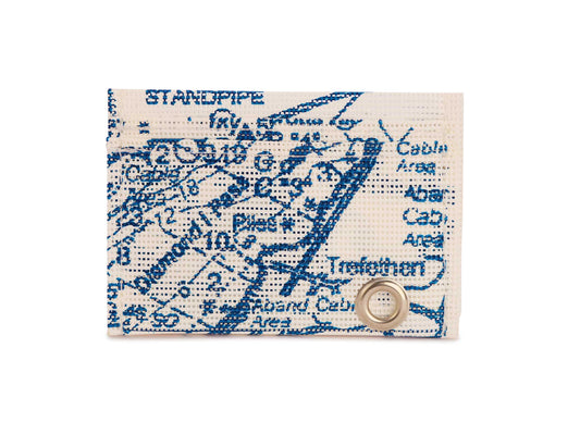 Card Sleeve in Sailor Blue Chart